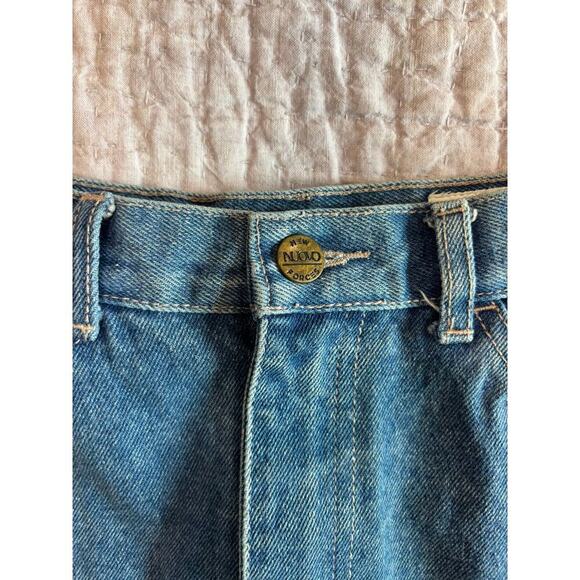 Nuovo New Forces Vintage Jean Skirt Blue Y2K 90s - Picture 4 of 5